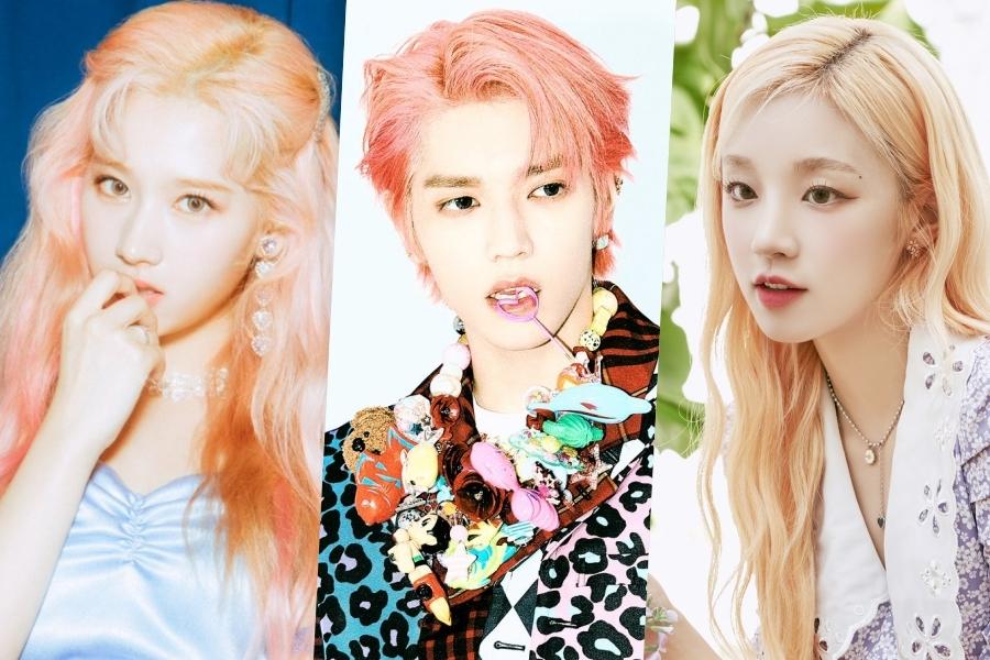 8 ídolos que han lucido el color de cabello del año Pantone 2024: Peach Fuzz